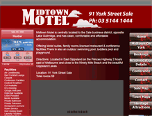 Tablet Screenshot of midtownmotelsale.com.au